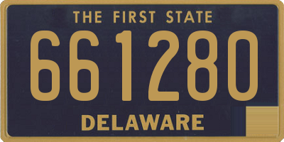 DE license plate 661280