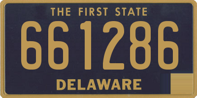 DE license plate 661286