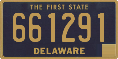 DE license plate 661291