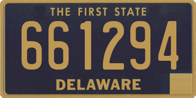 DE license plate 661294