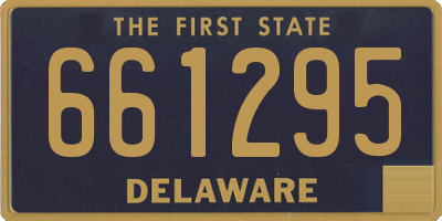 DE license plate 661295