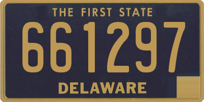 DE license plate 661297