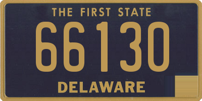 DE license plate 66130