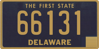 DE license plate 66131