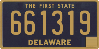 DE license plate 661319