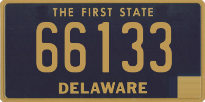 DE license plate 66133