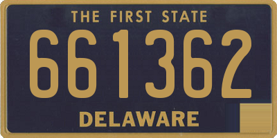 DE license plate 661362
