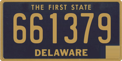 DE license plate 661379