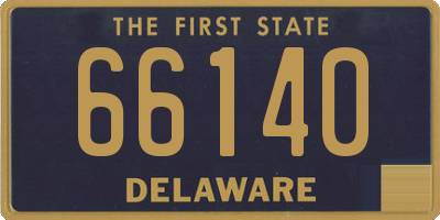 DE license plate 66140