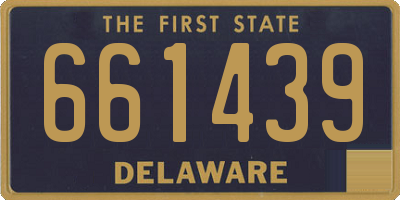 DE license plate 661439