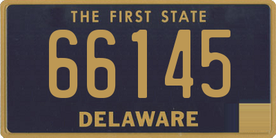 DE license plate 66145