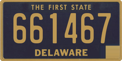 DE license plate 661467