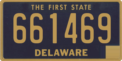 DE license plate 661469