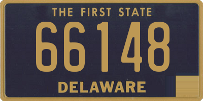 DE license plate 66148