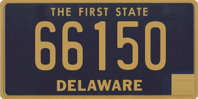 DE license plate 66150