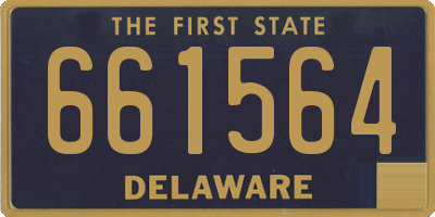 DE license plate 661564