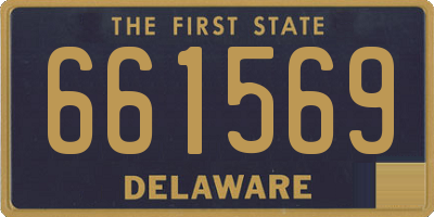 DE license plate 661569