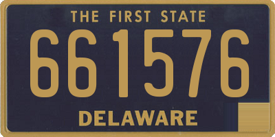 DE license plate 661576
