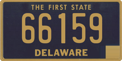 DE license plate 66159