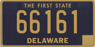 DE license plate 66161