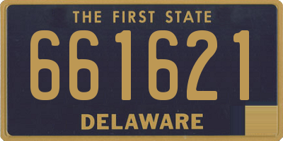 DE license plate 661621
