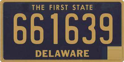 DE license plate 661639