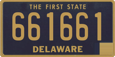 DE license plate 661661