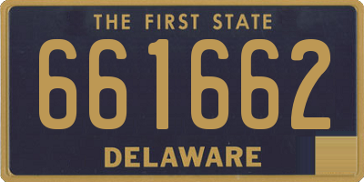 DE license plate 661662