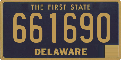 DE license plate 661690