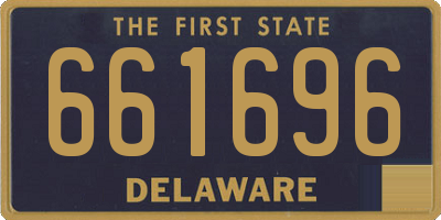 DE license plate 661696