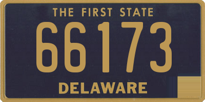 DE license plate 66173