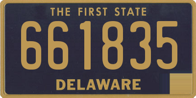 DE license plate 661835