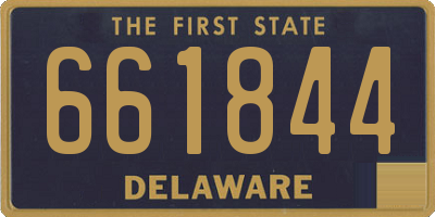 DE license plate 661844