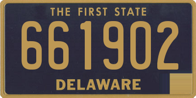 DE license plate 661902