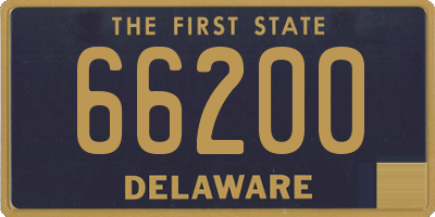 DE license plate 66200