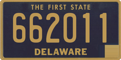 DE license plate 662011