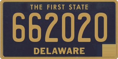 DE license plate 662020