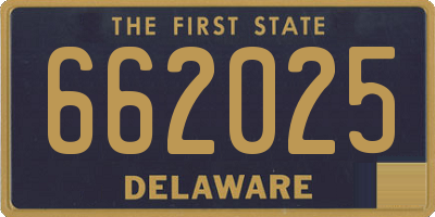 DE license plate 662025
