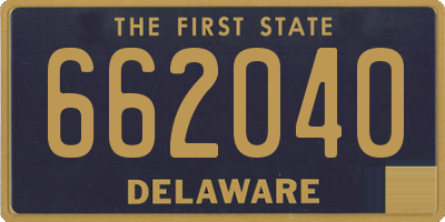 DE license plate 662040