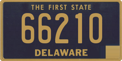 DE license plate 66210