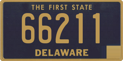 DE license plate 66211