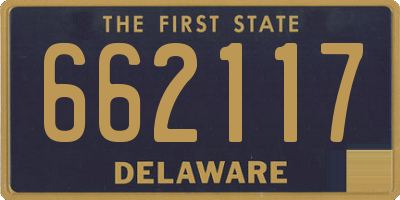 DE license plate 662117