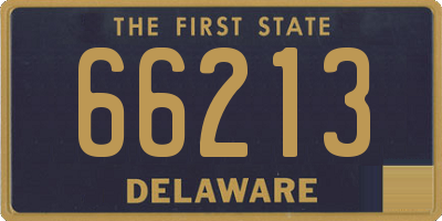 DE license plate 66213