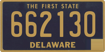 DE license plate 662130