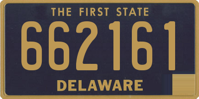 DE license plate 662161