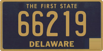 DE license plate 66219