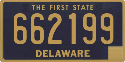 DE license plate 662199