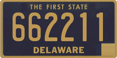 DE license plate 662211