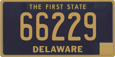 DE license plate 66229