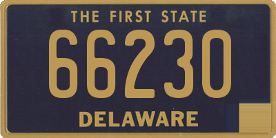 DE license plate 66230